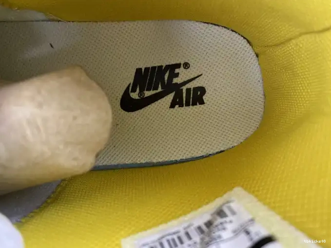 Rep TBkick Dark Jordan Yellow-Cone Air 1 AQ0818-149 Powder Off-White White NRG x 0605